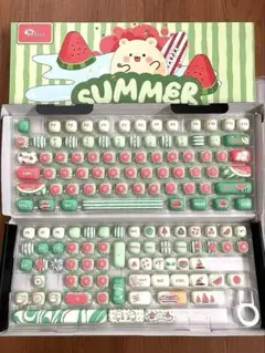 【最終価格】Akko PBT summerキーキャップセット