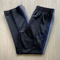 美品 needles トラックパンツ ストレート ブラック ブルー