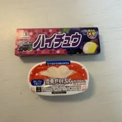 ハイチュウ　メモ　雪見だいふく　消しゴム　セット