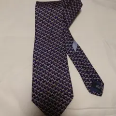 Salvatore Ferragamo ネクタイ ネイビー