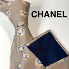 ✨美品✨ CHANEL シャネル ネクタイ 高級シルク ココマーク