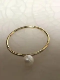 リング　フリーサイズ　あこや