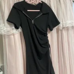 SHEIN ブラック ワンピース レディースMサイズ 韓国