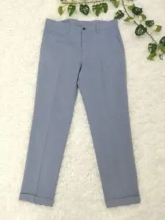 NOLLEY'S Light　ノープリーツ テーパードパンツ　レディース　L