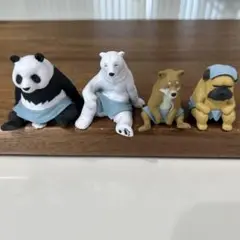 どうぶつサウナ　ガチャ　4点
