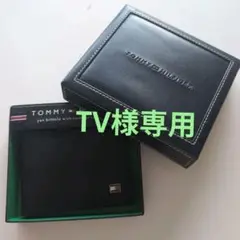 TOMMY HILFIGER メンズ二つ折り財布 コインポケット付き