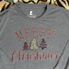 古着アメカジ海外輸入MERRY Christmas 長袖Tシャツ X-LARGE