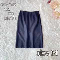 ⚫︎COMMECA DU MODE カットワーク刺繍♡フレアスカートMフェミニン