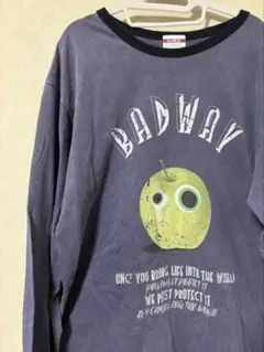 BADWAY 長袖カットソー グラフィックプリント