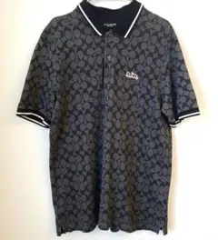 ⭐美品⭐COACH　シグネクチャー　総柄　ポロシャツ　L