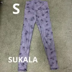 SUKALA 花柄ヨガパンツ グレー S