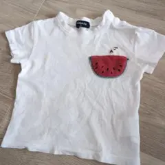 klädkåp スイカポケット Tシャツ 90