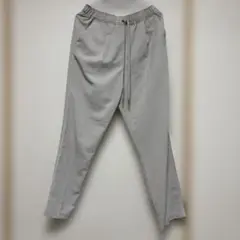 美品オペークドットクリップ　美脚イージーテーパードパンツ　38 M