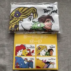 ディズニーストア シークレットポーチ ラプンツェル パスカル ユージーン 新品