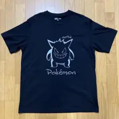 ユニクロUT　ゲンガー Tシャツ XLポケモン　ブラック