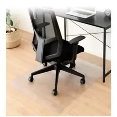 山善　床　傷防止　チェア　マット　100×80