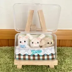 おでかけケース　お布団付き　持ち運び　収納　推し活　赤ちゃん　5cmぬい