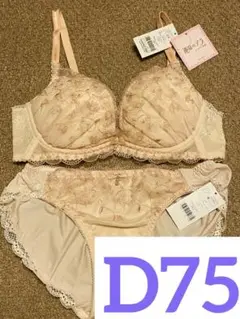 チュチュアンナ 運命のブラ D75 ブラジャー ショーツ オレンジ コーラル