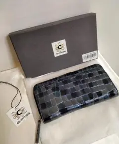 新品✨ COCCO FIORE コッコフィオーレ 長財布 ブルー 牛革
