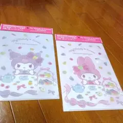 My Melody & Kuromi クリアファイル 2枚セット