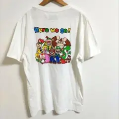 スーパーマリオ Tシャツ男女兼用 M ホワイト