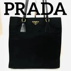 希少! PRADA プラダ ★ 正規品 トートバッグ ハンドバッグ ナイロン 黒
