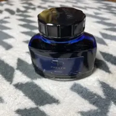 Parker QUINK 青インク 四角形ボトル　万年筆　インク