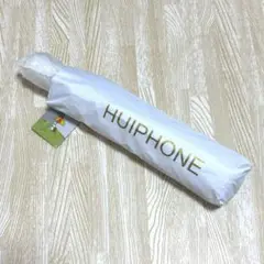 【半額】新品　HUIPHONE 自動開閉 折りたたみ傘 ホワイト