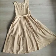 PURIL プリーツロングワンピース　L