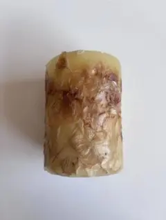 ハンドメイド　ドライフラワーのアロマキャンドル