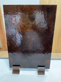 ステンドグラス　GA83G ダークアンバー40x28cm匿名配送 40-139