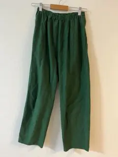 yuni グリーン ペチパンツ