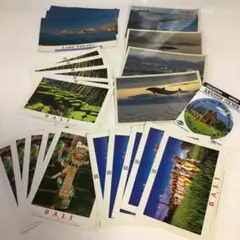 旅行　カード　ハガキ　バリ ポストカード セット