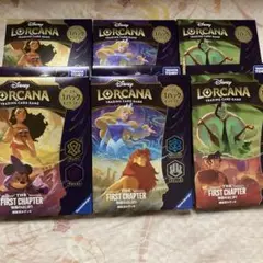 ディズニー　ロルカナ　構築済みデッキ　未開封　６個セット