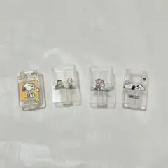 ✨スヌーピー ケーブルプロテクター 4個セット ケーブル保護カバー 断線防止