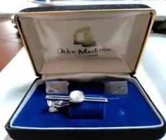 Duke Madison カフスとタイバーセット