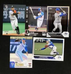 日本ハムファイターズ 石井一成 4枚 矢澤宏太 BBM topps など