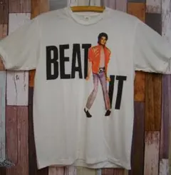 2XL★新品マイケルジャクソン【BEAT IT】フォトTシャツ★Bunny