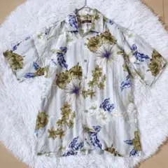 ARAMIS⭕️アラミス　半袖シャツ　アロハシャツ　メンズLサイズ　希少　オシャレ