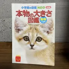 本物の大きさ図鑑 動物 マクドナルド　ハッピーセット　動物AR動画付き