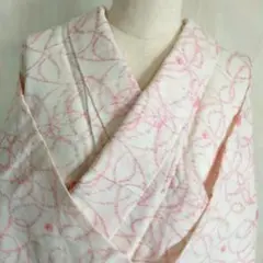 ピンク花柄 浴衣 フリーサイズ