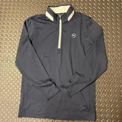 PUMA ハーフジップジャケット ネイビー