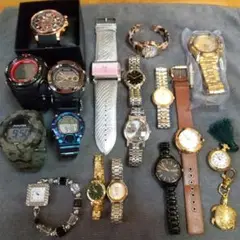 【まとめ売り】稼働品　腕時計　懐中時計　18点セット