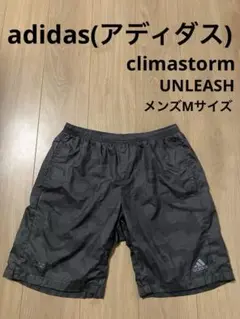 アディダス ハーフパンツ クライマストーム アンリーシュ メンズ M ピステ 黒