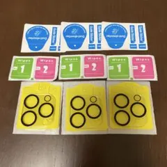 スマホカメラカバー iPhone 15Pro/15ProMax 3枚セット 黒