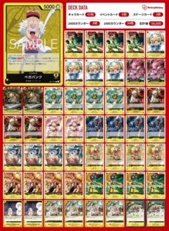 特価！ワンピースカード　黄ベガパンク構築済みデッキ！