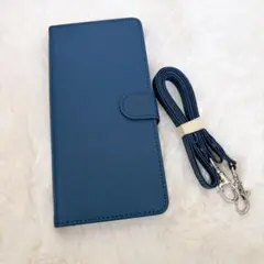 匿名配送❣️ Google pixel6 ケースカバー　ダークブルー　手帳型ケース