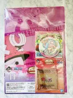 ワンピース チョッパー コレクション缶バッジ　アクリルスタンド　一番くじ