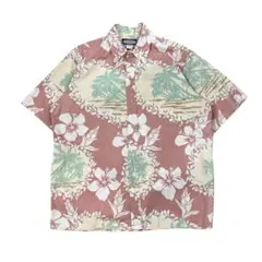 90's REYN SPOONER レインスプーナー　アロハ　ハワイアンシャツ