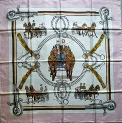 エルメス HERMES スカーフ カレ90 馬車と従者